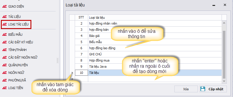 Hướng dẫn sử dụng phân hệ Hệ thống của phần mềm quản lý khách hàng